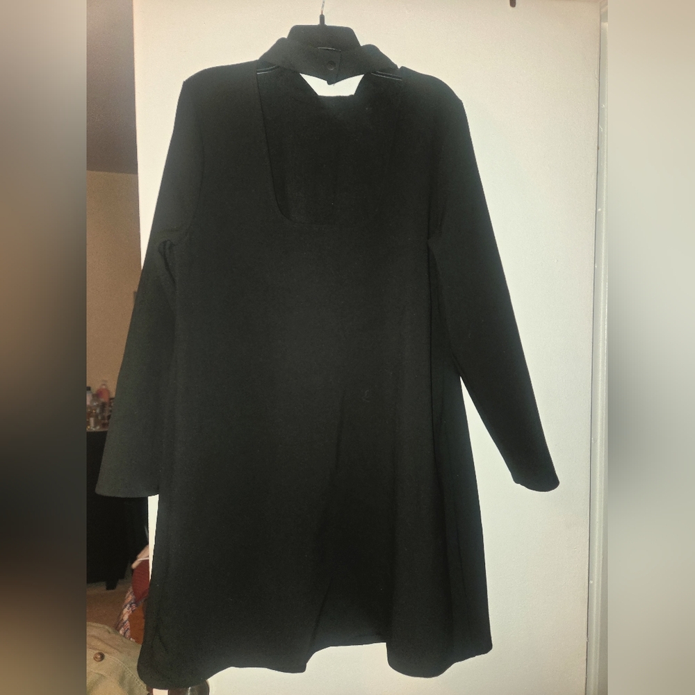 Kahlana Barfield Jones Future Collective Open Back Little Black Dress